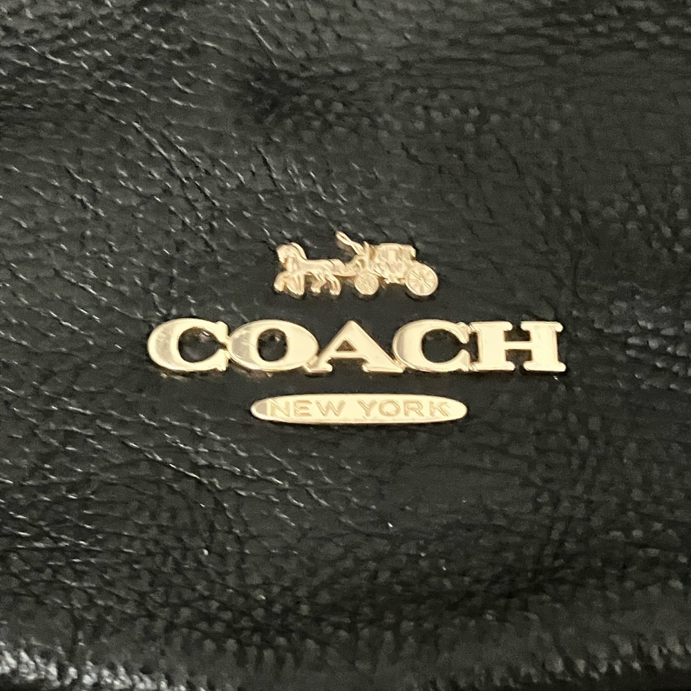 Vintage Authentic COACH Ellie File Black Leather Crossbody Bag - Picture 3 of 8